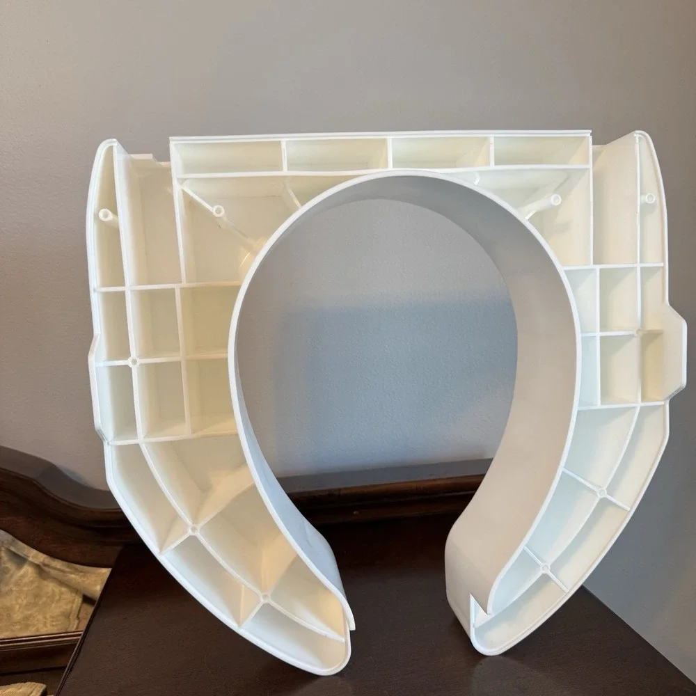 SP Ableware Basic Open-Front 3-Inch Elevated Toilet Seat - New (open box)